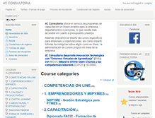 Tablet Screenshot of 4c-consultoria.net