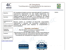 Tablet Screenshot of 4c-consultoria.com